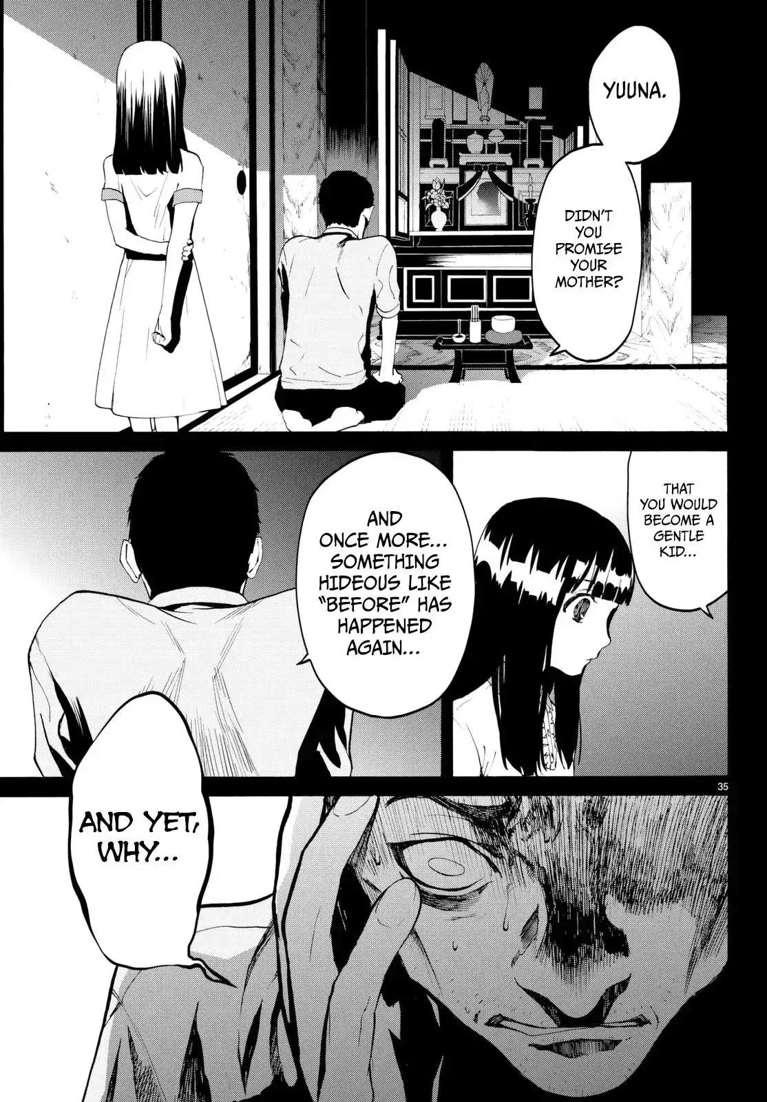 Konya wa Tsuki ga Kirei Desu ga, Toriaezu Shi ne Chapter 18 36